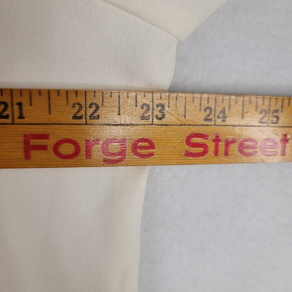 VTG Deadstock Koret Alabaster Embroidered Blouse Sz 16 Long Sleeve Renaissance - Picture 11 of 13